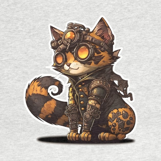 Ragdoll Cat Steampunk by Shaani